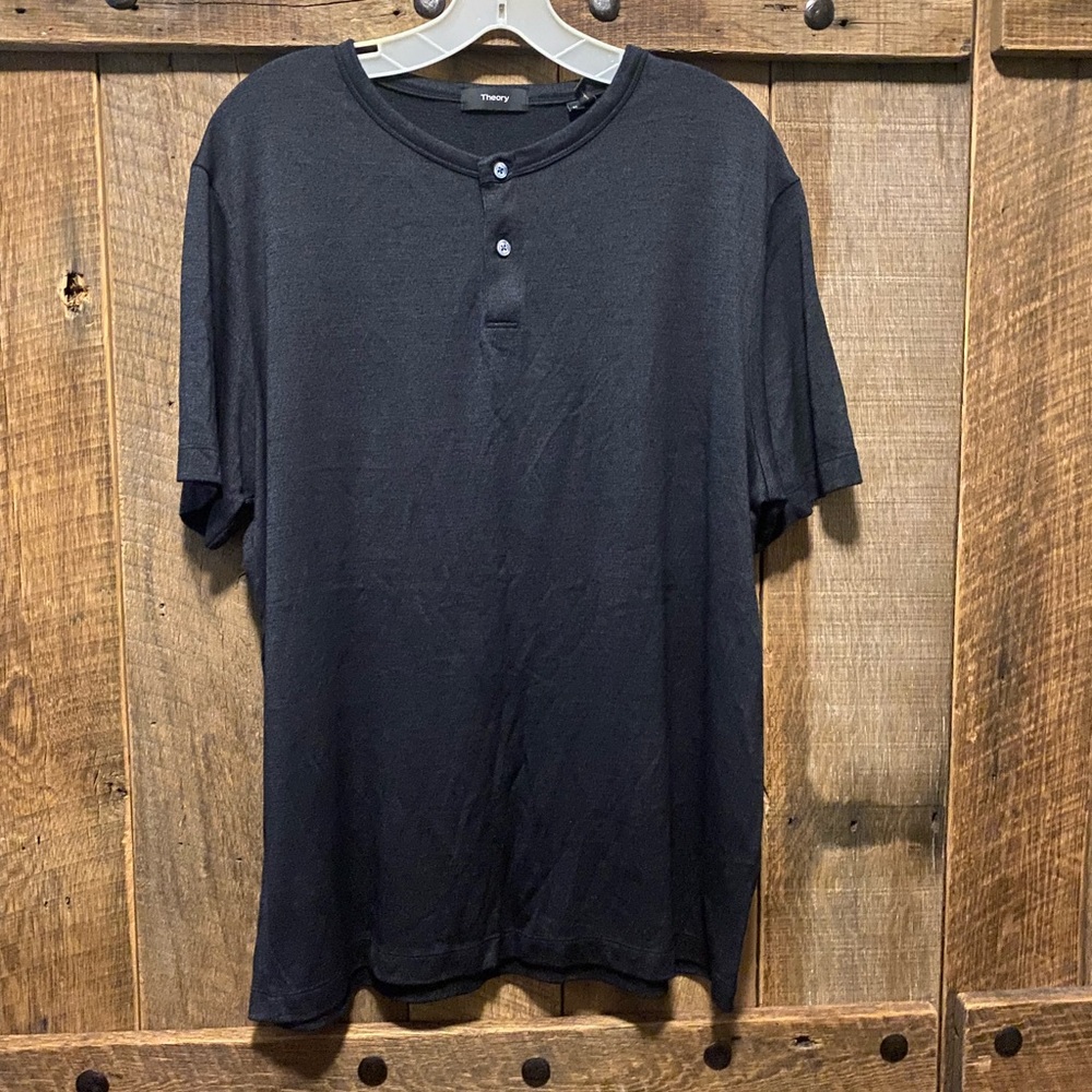 Mens Theory Henley - Picture 1 of 3